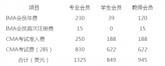 2023年cma考试费用多少人民币,详细说明